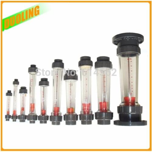 LZB-15S Plastic Flowmeter Water Rotameter (long BSP thread Connection)