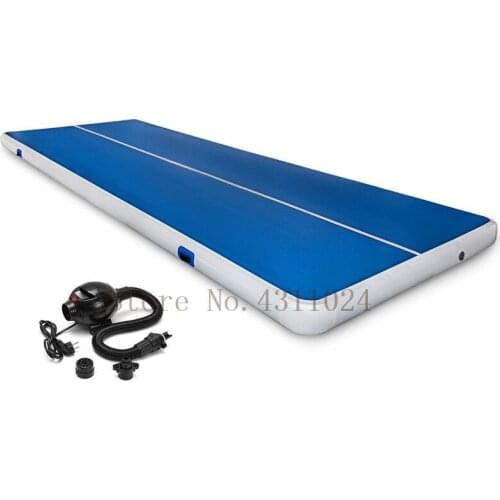 Air Track Tumbling Mat Inflatable Gymnastics Cheer Mats Inflatable Tumble Track Infatable Gymnastics Mat Gymnastics With a Pump
