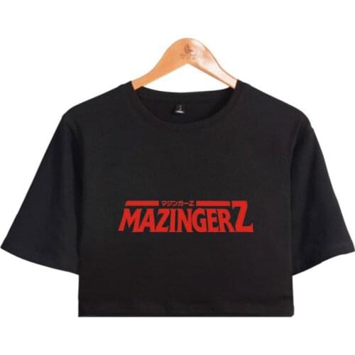 Mazinger Z Summer New Hot Printed Comfortable Short Sleeve Loose All-match Casual Style Street Harajuku Trendy Sexy T-shirts top