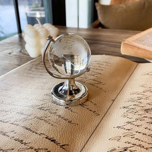 Mini Crystal Globes Creative Gifts Exquisite and Beautiful Crafts Desktop Ornaments Home Decorations