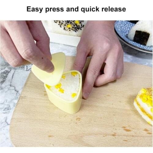 Mini Sushi Onigiri Rice Ball Food Press Triangular Sushi Maker Mold Japanese Bento Kitchen Gadget Sets Japanese Food Sushi Mold