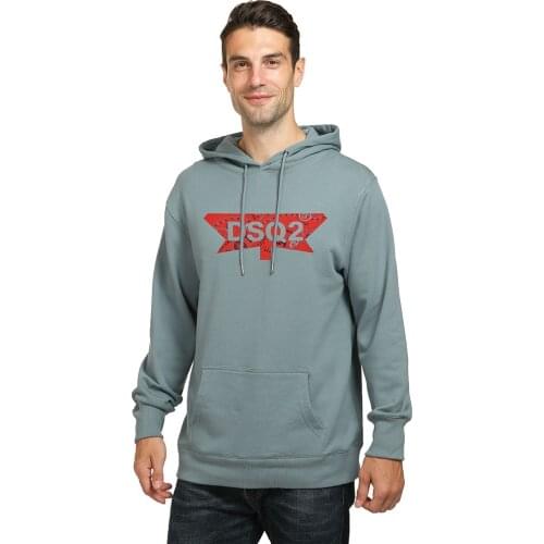 Fashion DSQICOND2 Hoodies Sweatshirts 2021 MenS Casual Spring Autumn Black Clothes OverSize Hip Hop Patchwork Streetwear