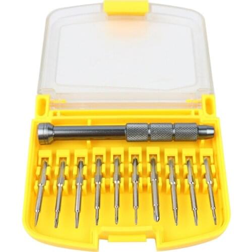 11pcs Screwdriver Set Precision Screwdriver Bit Phillips Torx Screwdriver Bits For Watch Phones Electronic Repair Hand Tools