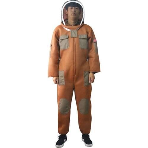 2021 New Professional Beekeeper Clothing Veil Headscarf Hat Full Body Protection Thick Breathable Beekeeper Dedicated