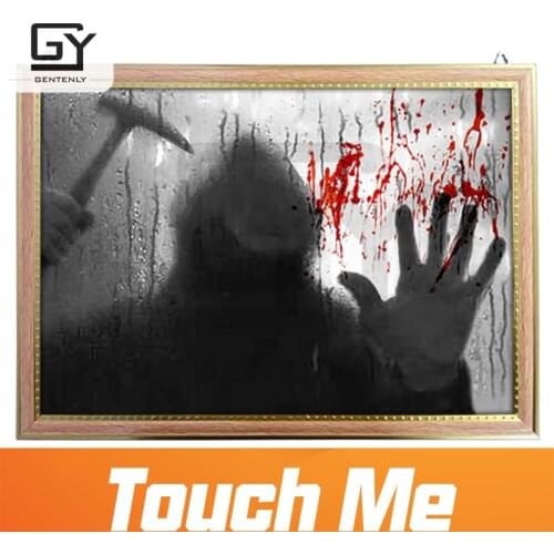 Escape room prop Touch Me escape game puzzle touch specific position to see password and unlock horror scenario scary game theme