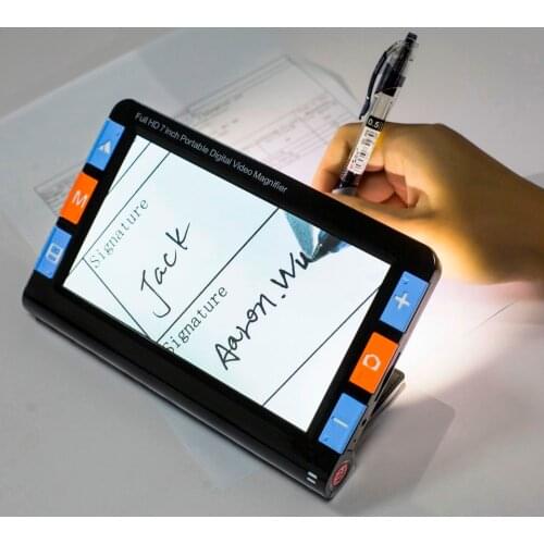 RS700S Plus Full HD 7 inch Touch Screen Portable Digital Video Magnifier Low Vision Reading Magnifier