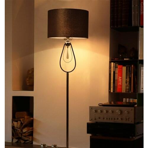 Postmodern minimalism grey floor lamp living room bedside lamp European style creative personality LED vertical lamp WF1109210