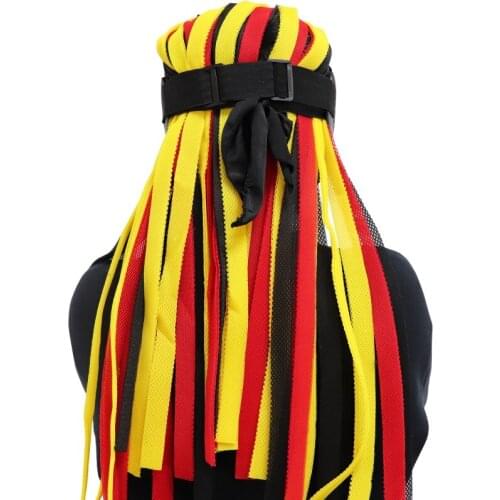 Airsoft Paintball Tactical Headgear Braided Headwear Forehead Helmet Mask Cosplay Headgear Indian Dirty Braided Headdress