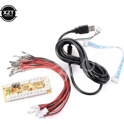 Zero Delay USB Encoder to PC Joystick and Button For MAME & Fight Stick Controls DIY Arcade Game Kit Parts