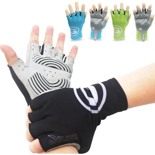 Cycling Half -finger Gloves Gel Sports Bicycle Race Mittens Summer Mtb Road Bike Luva Guantes Ciclismo Glove women Men Mid-term