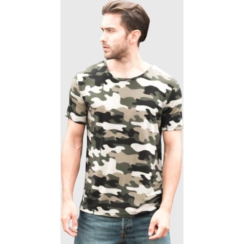 Zecmos Mens Camouflage T-Shirts