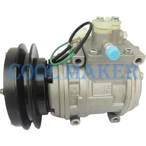 10PA15C ac compressor for Komatsu Excavator Crawlers Dumpers Kubota construction 20Y-979-3111 447100-3460 447200-1741