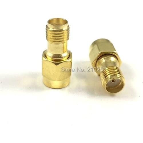 2pcs RP SMA Male to Male Coaxial Connector SMA F-F Adaptor