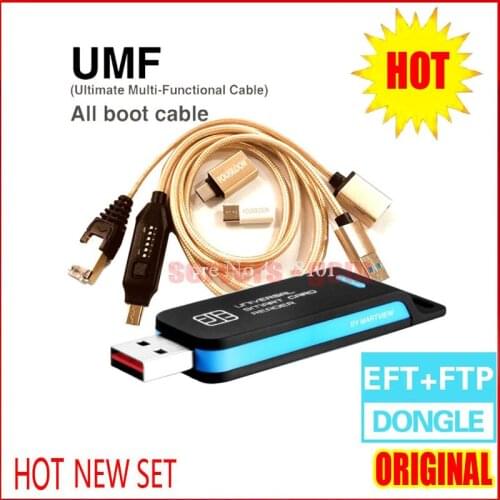 2021 NEW Original EFT Pro2 Dongle / EFT+FTP Key 2 IN 1 DONGLE + (UMF) ALL BOOT CABLE + FTP Unlimited download