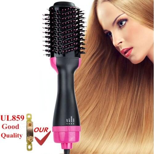 One Step Hair Dryer and Volumizer 3 In 1 Blow Dryer Hair Straightener Curling Iron Drying Machine Salon Hair Care Tools Dropship