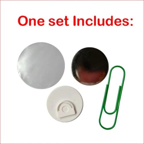 44mm Bookmark Button Badge Paper clip Bookmark Blank Material for button badge maker making 200pcs