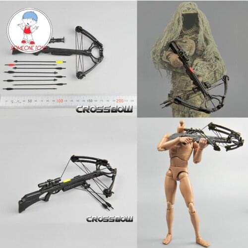 ZY15-24 1/6 Scale Scene Accessories 17cm mini Plastic crossbow weapon Model toy For 12 inch Tbleague action Body jiaou Doll