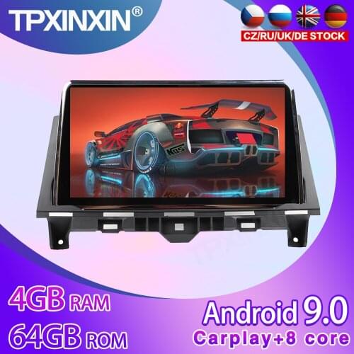 4+64GB Android 9.0 Car GPS Navigation For Honda Accord 8 2008-2011 Head unit Car Multimedia Player Auto Stereo Tape Recorder IPS