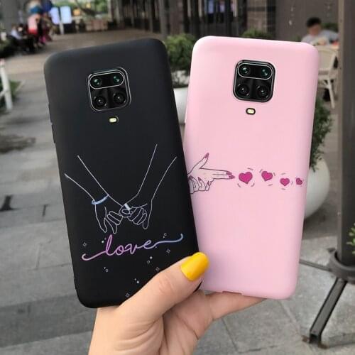 For Xiaomi Redmi 9C Case Silicone Painted Matte Cover For Xiaomi Redmi 9 Note 9 Poco M2 Pro Case Soft Fundas Case on POCO X3 NFC