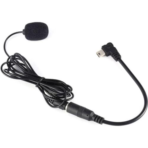 Microfone sem fio Black 3.5mm External Microphone Clip On Mic + Adapter Cable for GoPro Hero4 3/3+ studio microphone
