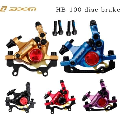 ZOOM Xtech HB100 MTB Bicycle Hydraulic Disc Brakes System Road Bike Brake Caliper Hydraulic Line Caliper Cycling Spare Parts