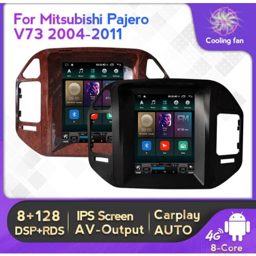 IPS 9.7" Tesla Screen Android 11 DSP 8Core Car Radio Multimedia Video Player For Mitsubishi Pajero 3 V73 2004-2011 GPS Stereo 4G