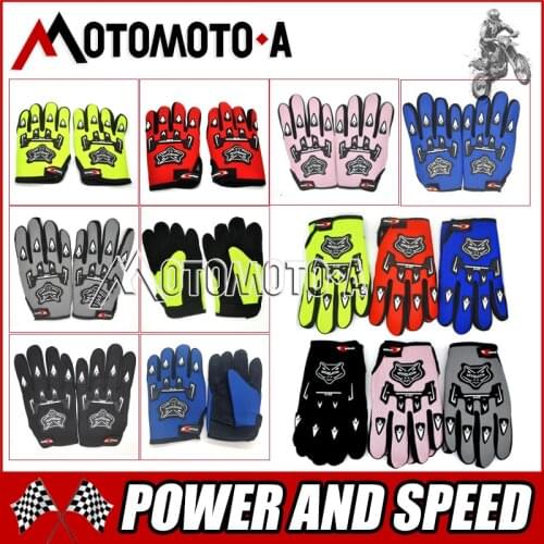 Racing gloves for YOUTH/PEEWEE kids motorcycle Bicycle Dirt Pit Bike Poceket bike Motorbike ATV/QUAD