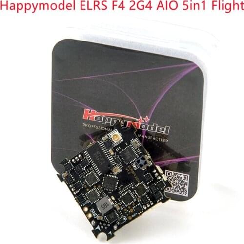 Happymodel ELRS F4 2G4 AIO 5in1 Flight Controller built-in SPI 2.4GHz ELRS Receiver for Toothpick Freestyle FPV Racing Drone
