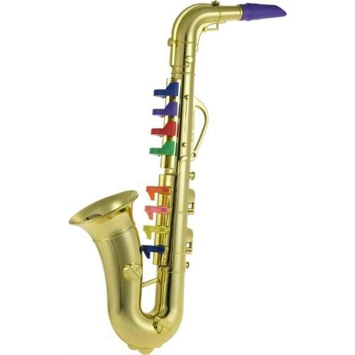 Toy Saxophone Trumpet Clarinet Saxophone Musical Toys Baby Music Playing Tool,Ages 3+, Multicolor