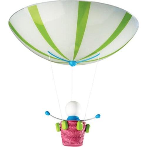 Kidsplace Flushmount Doll Air Balloon Colorful Ceiling Lamp For Kid Children Bedroom Suspension Lighting Fixtures CL105