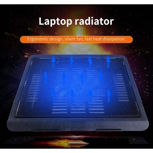 Laptop Cooler Laptop Cooling Pad Notebook Gaming Cooler Stand Silent Wind Speed Adjustable for 14 inch Laptop Office Home