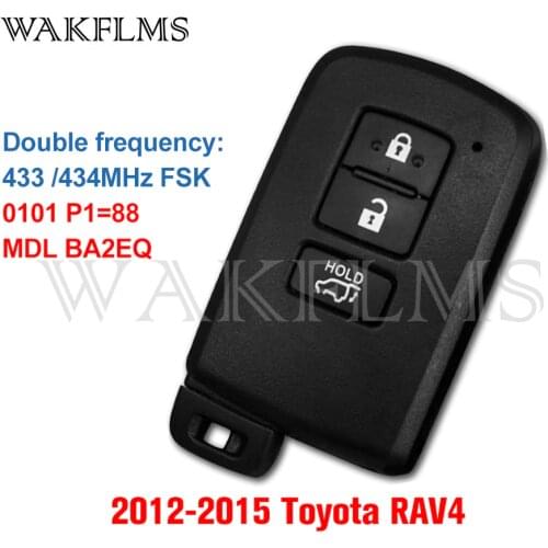 MDL BA2EQ For Toyota RAV4 RAV 4 2012 2013 2014 2015 433/434MHz 0011 Board Keyless Proximity Smart Car Key