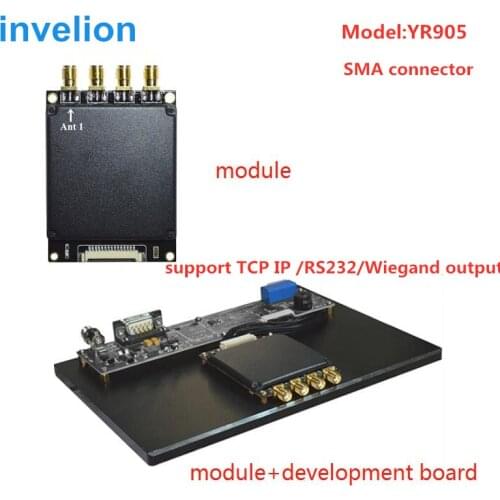 865-868Mhz 902-928mhz Impinj R2000 long range uhf rfid module passive fixed rfid uhf reader+free rfid lable for timing system