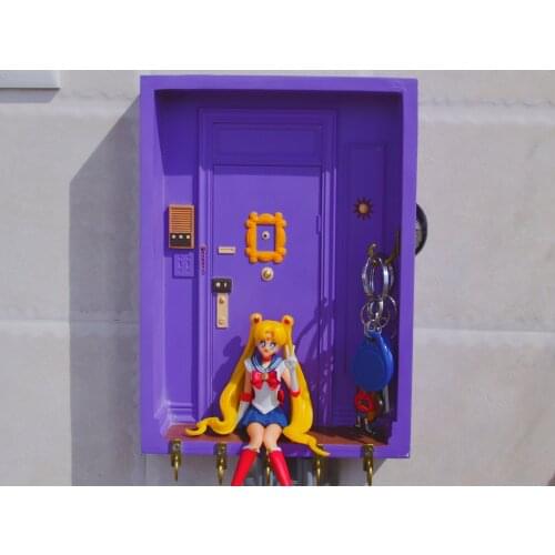 New Resin Friends Frame TV Show Monica Photo Frame Door Key Keychain hanger