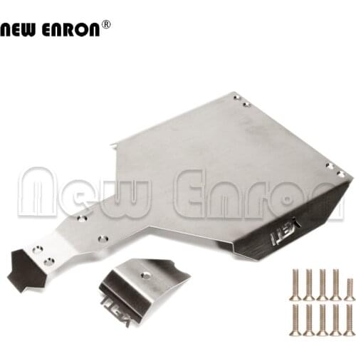 NEW ENRON Stainless Steel Chassis Armor 1Set for 1/10 RC Crawler Car AXIAL YETI 90026 Little Snowman RC Cars for Adults