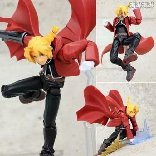New Japanese Anime Fullmetal Alchemist Edward Elric 116# PVC Action Figure Collection Model Tony Toys Doll lelakaya Dropshipping