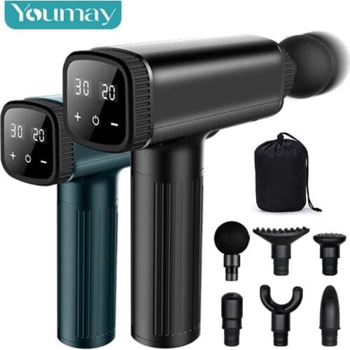 Muscle Massage Gun Fascia Gun Deep Muscle Relax Massage Electric Massager for Body Back Neck Vibration Pain Relief Slimming