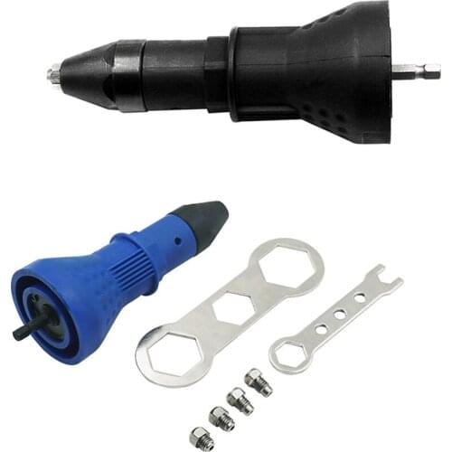 VECTECH Electric Rivet Nut Gun Riveting Tool Cordless Riveting Drill Adapters Insert Nut Tool Nail Guns Auto Blind Rivet Adapter