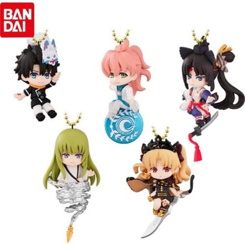 Bandai Genuine Keychain Toys Fate/Grand Order Absolute Demonic Front: Babylonia Fujimaru Ritsuka Enkidu Action Figure Pendant
