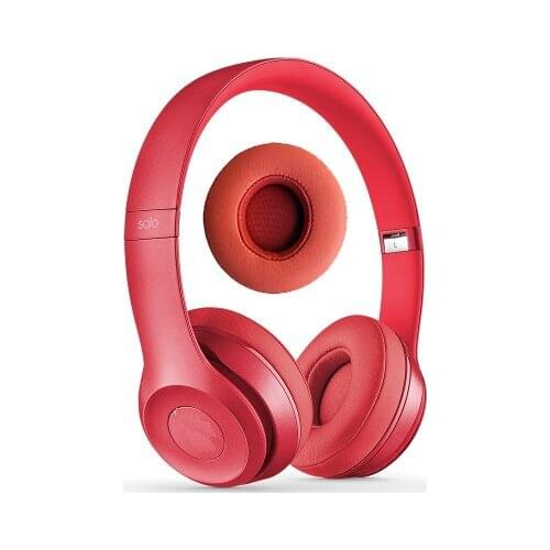 Repair Solo 2.0 Ear pads Replace earmuffs for Beats By Dr Dre Solo 2.0 and Solo2 wired headset(Earpads / Cushion) Coccinellin