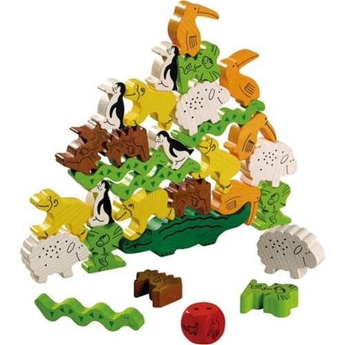 Family Game Board Games For Kids Animal Upon Animals Dobble Stacking Children Party Games New