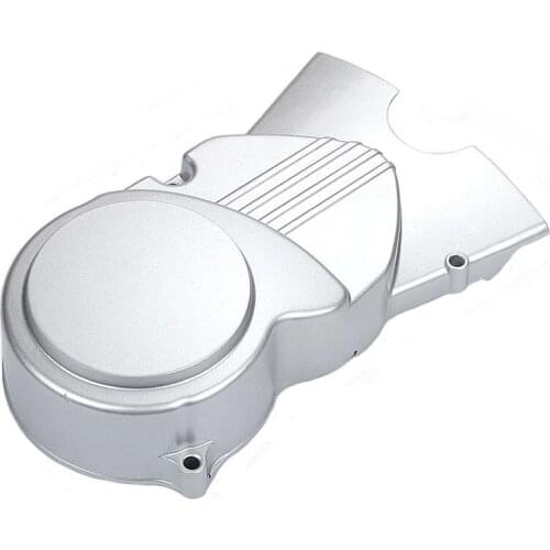 SILVER Engine Chain Sprocket Magneto Cover Casing Case 125cc 140cc PIT Dirt Bike ATV