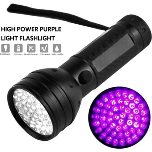 UV Flashlight Black Light LED Pet Dog Cat Urine Detector Dry Stains Bed Bug Odor Eliminator Ultraviolet Scorpion Hunting Torch