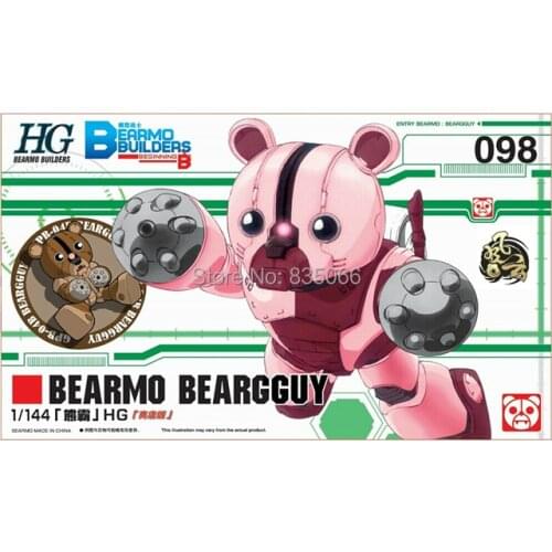 Japanese anime figures Gundam 1/144 HGUC Beargguy GPB-04B robot action figure plastic model kits toys