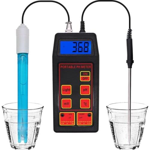 3 in 1 Digital PH ORP Meter Tester Temp Multi-function Water Quality Monitor Multiparameter with PH ORP TEMP Electrode 40%off