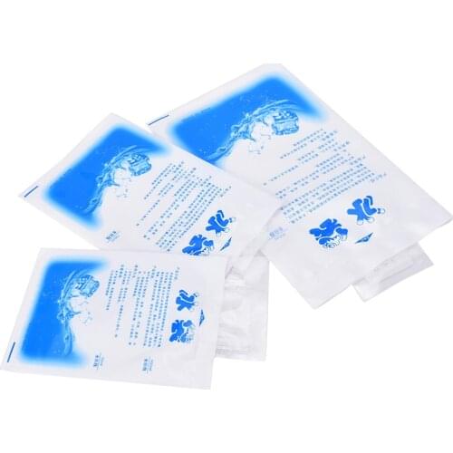5pcs/lot Practical Multi-Functional Reusable Gel Ice Bag Cool Pack High Quality Fresh Cold Cool Cooler Storage Bags wholesale