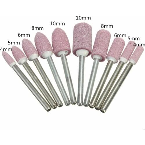 10pcs Abrasive Polishing Wheels Wood Metal Grinding Accessories Rotary Tool Set