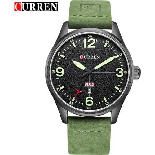 CURREN Quartz Watch Men Watches Top Brand Luxury Famous Male Clock Wrist Watch Calendar Quartz-watch Relogio Masculino