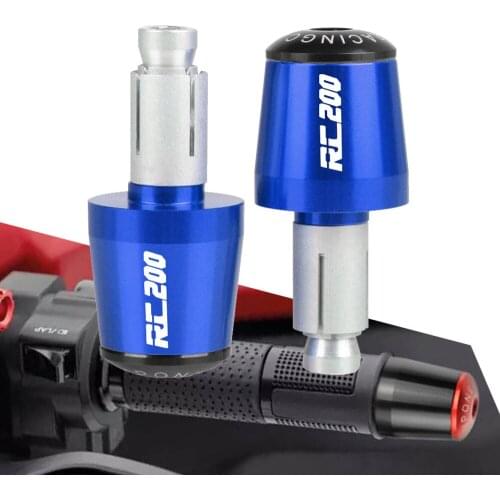 FOR RC200 2014 2015 2016 2017 Motorcycle CNC Handlebar End Moto Grip Ends Plus Handle Bar Grips Ends Tips Caps 7/8'' 22MM