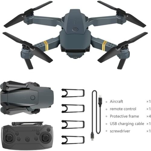 E58 Quadrotor Foldable Drone Portable Drone Kit 720P/1080P/4K HD Aerial Photography RC Drone With Tracking Shooting Function